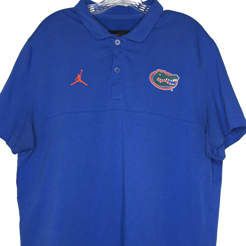 Air Jordan Florida Gators UF Coaches Sideline Polo Shirt PE, Size XL DR0360-480